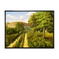 thumbnail image 1 of Designart 'Vital Country Road During Summer' Traditional Framed Canvas Wall Art Print, 1 of 5