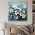 thumbnail image 1 of Designart "Vitality Of Dogwood Blooms In Expressionism I" Dogwood Floater Framed Wall Decor, 1 of 5