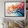 thumbnail image 1 of Designart "Vivid Maple Artistic Interpretation I" Tree Maple Floater Framed Canvas Wall Art, 1 of 5