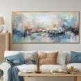 thumbnail image 1 of Designart "Vivid Waves Fluid Shades of Grey and Blue II" Extra Large Abstract Framed Wall Art - Modern Grey Abstract Painting Entryway Framed Wall Art, 1 of 7