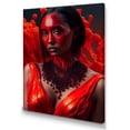 thumbnail image 1 of Designart Volcano Queen Woman Portrait III Canvas Wall Art, 1 of 5