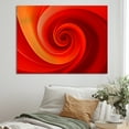 thumbnail image 1 of Designart "Vortex Of Red Perpetual Pulse III" Abstract Spirals Wall Decor, 1 of 7