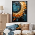 thumbnail image 1 of Designart "Vortex Of The Desert Mirage III" Abstract Spirals Picture Framed Canvas Prints, 1 of 5