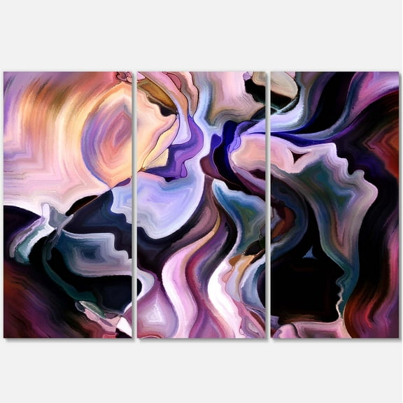 Designart 'Voyages to Inner Self ' Abstract Canvas Art Print