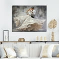 thumbnail image 1 of Designart "Waltzing In White IV" Dance Wall Decor, 1 of 7