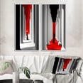 thumbnail image 1 of Designart "Wandering Minimalism Architectural Journeys I" Abstract Landscape Framed Wall Art Set Of 2 - Modern Red Framed Wall Art Set Of 2, 1 of 6