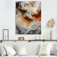 thumbnail image 1 of Designart "Warm Toned Geode Softness I" Stone Geode Canvas Wall Art, 1 of 7