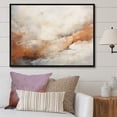 thumbnail image 1 of Designart "Warm Toned River Mountain Solace" Landscape Mountains Floater Framed Canvas Prints, 1 of 5