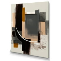 Designart Warm Watercolor Abstract II Canvas Wall Art