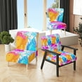thumbnail image 1 of Designart "Watercolor Flowers and Birds" Upholstered Cabin & Lodge Accent Chair and Arm Chair, 1 of 5