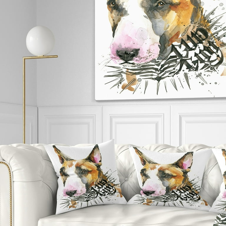 Funny dog throw pillows sales