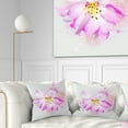 thumbnail image 1 of Designart Watercolor Pink Rose Illustration - Floral Throw Pillow - 16x16, 1 of 5