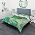thumbnail image 1 of Designart 'Watercolor Rock II' Geometric Duvet Cover Set, 1 of 4