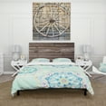 thumbnail image 1 of Designart 'Watercolor mandalas V' Traditional Duvet Cover Set, 1 of 4
