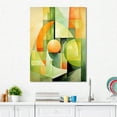 thumbnail image 1 of Designart "Watermelon Pattern in Green and Yellow III" Food & Beverage Canvas Wall Art - Traditional Green Melon Bedroom Canvas Wall Art, 1 of 6