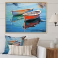 thumbnail image 1 of Designart "Waters Boat Harmonic" Transportation Floater Framed Wall Art Print, 1 of 7