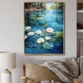 thumbnail image 1 of Designart "Waters Reflection White River" Floral Floater Framed Canvas Print, 1 of 7