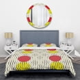 thumbnail image 1 of Designart 'Wave Pattern' Mid-Century Modern Duvet Cover Set, 1 of 4