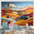 thumbnail image 1 of Designart "Whimsy In The Colorful Fields" Countryside Canvas Wall Art, 1 of 7