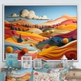 thumbnail image 1 of Designart "Whimsy In The Colorful Fields" Countryside Floater Framed Canvas Wall Art, 1 of 5