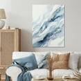 thumbnail image 1 of Designart "Whirlwind in Blue and Cream II" Abstract Shapes Metal Wall Art, 1 of 5