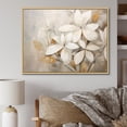 thumbnail image 1 of Designart "Whispered Beauty Of Plumeria Blooms IV" Plumeria Floater Framed Canvas Prints, 1 of 5