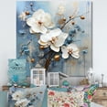 thumbnail image 1 of Designart "Whispered Symphony Of A White Orchid" Orchids Wall Art Prints, 1 of 7