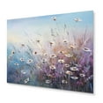 thumbnail image 1 of Designart "Whispering Breeze Among Purple Wildflowers I" Floral Metal Wall Decor, 1 of 1