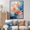 thumbnail image 1 of Designart "Whispering Breeze In Beige And Blue" Abstract Impressionism Floater Framed Canvas Prints, 1 of 5