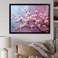 thumbnail image 1 of Designart "Whispering Cherry Blossoms in Pink I" Floral Framed Wall Art Decor - Traditional Pink Flowers Living Room Framed Canvas Art, 1 of 6