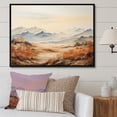 thumbnail image 1 of Designart "Whispering Serenity Of A Mountain Morning II" Landscape Mountains Floater Framed Wall Art Prints, 1 of 5