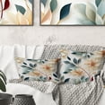 thumbnail image 1 of Designart "Whispering Subtlety III" Floral Printed Throw Pillow, 1 of 5