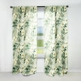 thumbnail image 1 of Designart "Whispers Of Bamboo In The Tropics III" Tropical Curtain Panels, 1 of 6