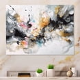 thumbnail image 1 of Designart "White And Grey Geometric Depths III" Modern Geometric Wall Art For Kitchen, 1 of 5