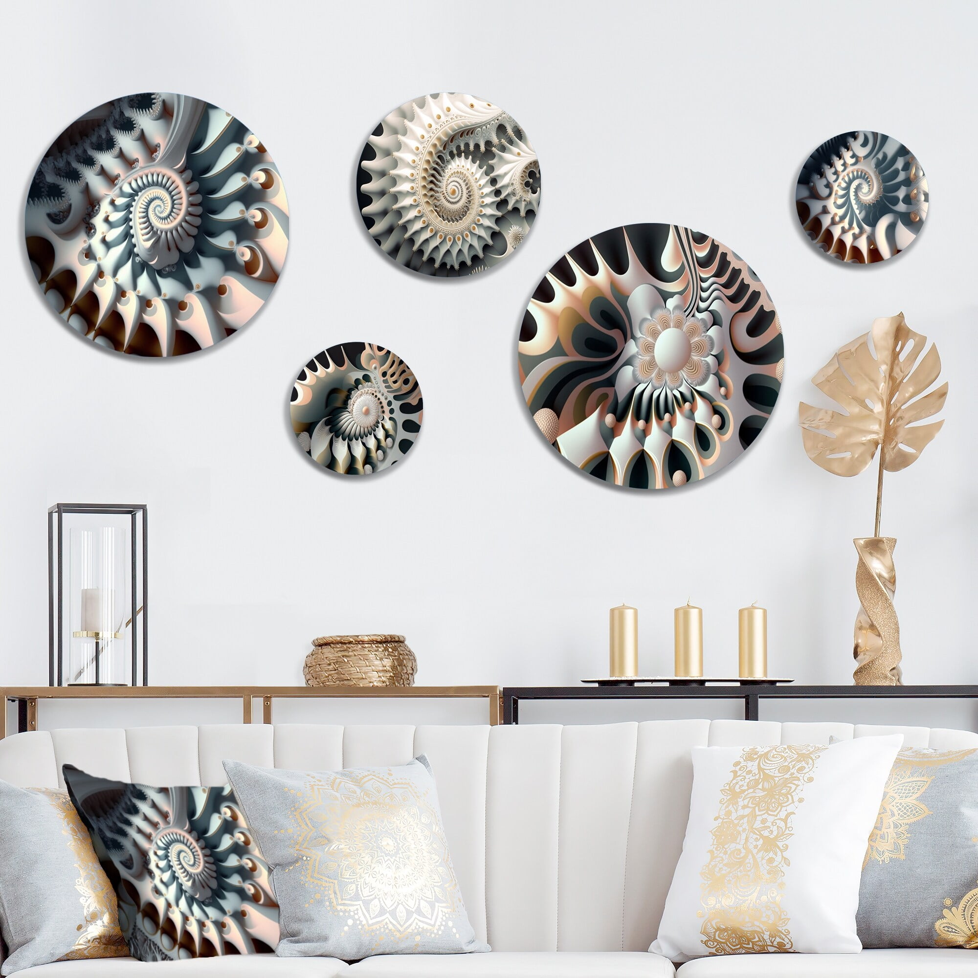 Round Metal Wall Art