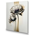thumbnail image 1 of Designart White Gerbera Flower On Golden Beige Paint I Canvas Wall Art, 1 of 5