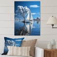 thumbnail image 1 of Designart "White Japon Of Winter II" Cottage Metal Art Print, 1 of 1