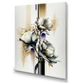 thumbnail image 1 of Designart White Orchid Flower On Golden Beige Paint I Canvas Wall Art, 1 of 5