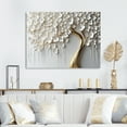thumbnail image 1 of Designart "White Orchid Tree Garden Of Branches IV" Tree Floral Canvas Wall Art, 1 of 5