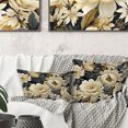thumbnail image 1 of Designart "White Petal Paradise I" Floral Printed Throw Pillow, 1 of 5
