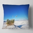 thumbnail image 1 of Designart White Sands Park in Usa - Landscape Printed Throw Pillow - 18x18, 1 of 4