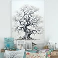 thumbnail image 1 of Designart "White Tree euphony Landscape II" Floral & Botanical Canvas Print, 1 of 5
