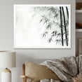 thumbnail image 1 of Designart "Wild Bamboo In Black And White IV" Bamboo Picture Framed Wall Art Prints, 1 of 5