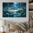 thumbnail image 1 of Designart "Wild Jungle Tropical Wilderness" Forest Metal Wall Art Set, 1 of 5