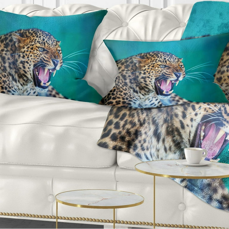 Leopard accent pillows hotsell