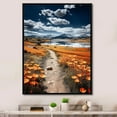thumbnail image 1 of Designart "Wilderness Road The Uncharted Path II" Floral Floater Framed Canvas Print, 1 of 7