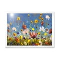 thumbnail image 1 of Designart 'Wildflowers and Daisies In Summer Garden Field II' Traditional Framed Art Print, 1 of 4