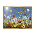 thumbnail image 1 of Designart 'Wildflowers and Daisies In Summer Garden Field II' Traditional Framed Canvas Wall Art Print, 1 of 5