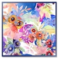 thumbnail image 1 of Designart 'Wildflowers and Vibrant Wild Spring Leaves IV' Modern Framed Canvas Wall Art Print, 1 of 4