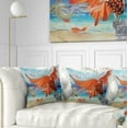 thumbnail image 1 of Designart Wind Blows All - Abstract Throw Pillow - 18x18, 1 of 5